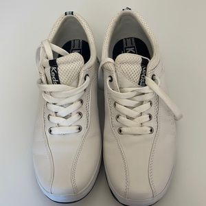 Keds white leather sneakers NWOB size 9 never worn cute, supportive and comfy